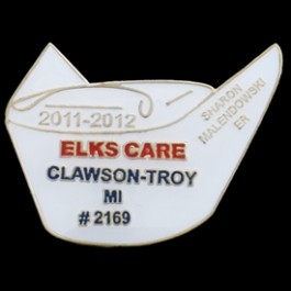 Pin Elks Clawson Troy