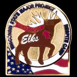 Pin Wisconsin Elks Major Project