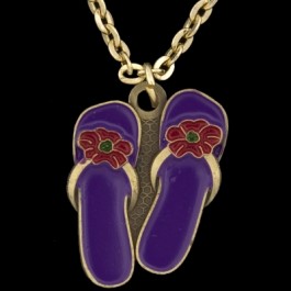Necklace Purple Sandals