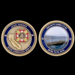 Coin Jack Turner USS Kitty Hawk