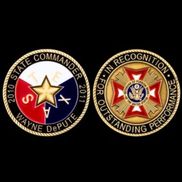Coin Wayne DePute Texas Comman