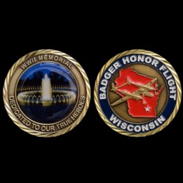 Coin Badger Honor Flight