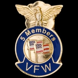 Pin 5 Members VFW