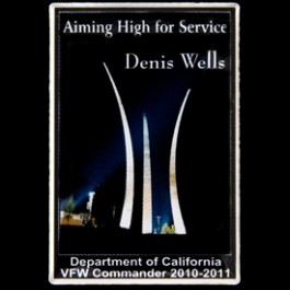 Pin VFW Denis Wells