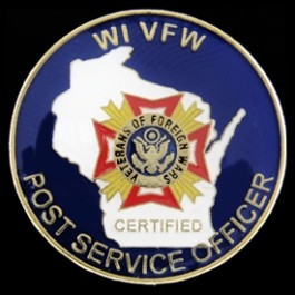 Pin VFW Post Service Officer
