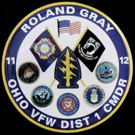 Pin VFW Roland Gray