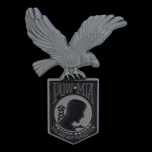 POW MIA Eagle Pin